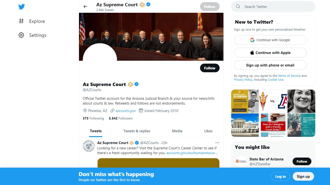 Az Supreme Court ⚖️ (@AZCourts) / Twitter